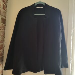 LOFT Women's Black Open Cardigan